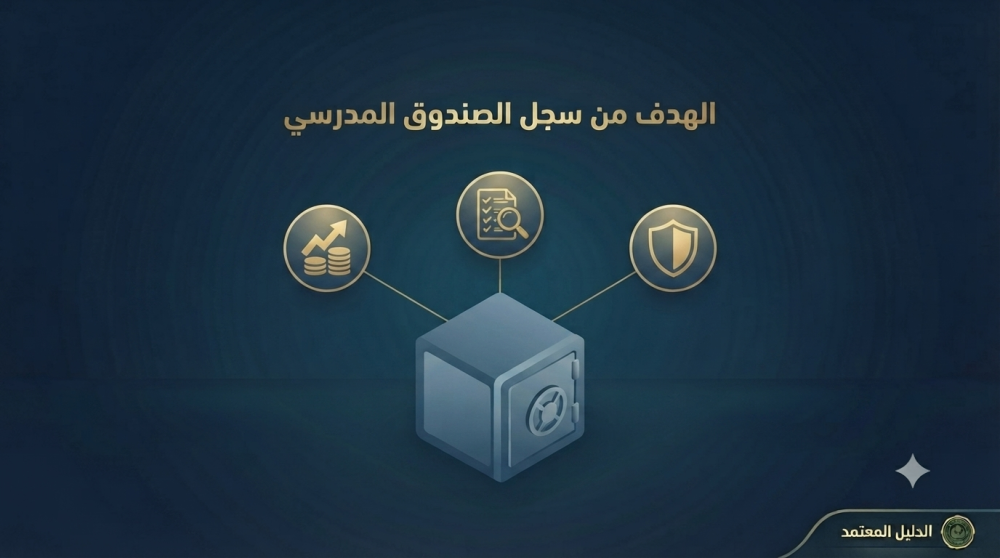 الهدف من سجل الصندوق المدرسي