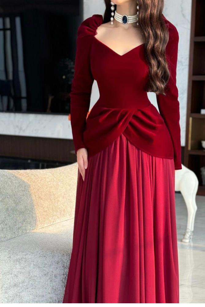 فستان سهرة جوخ