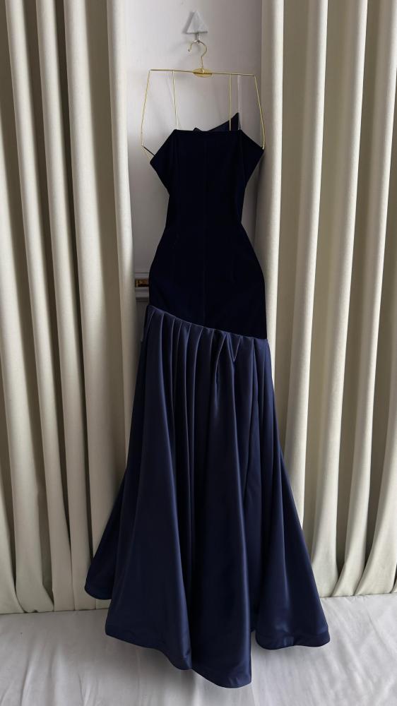 فستان سهرة طويل جوخ