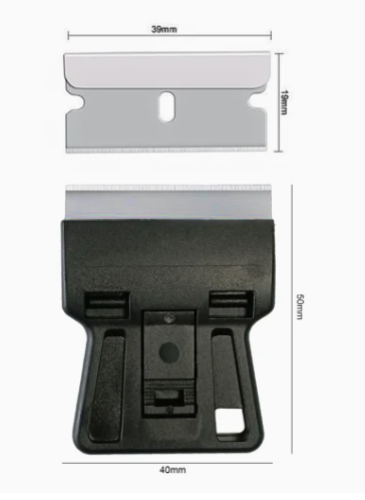 Squeegee for remove glue شفرة إزالة الغراء