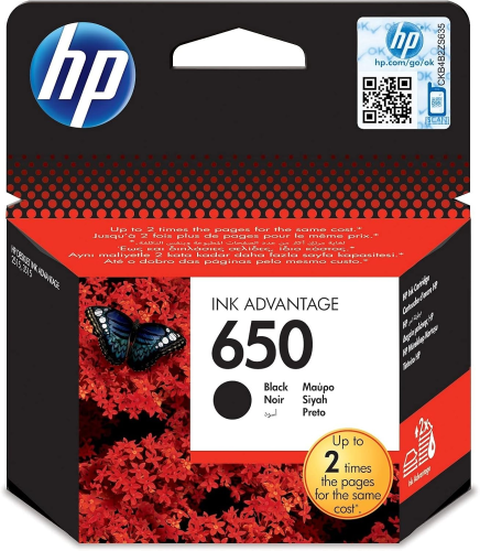 خرطوشة الحبر HP 650‏ أسود [CZ101AK]