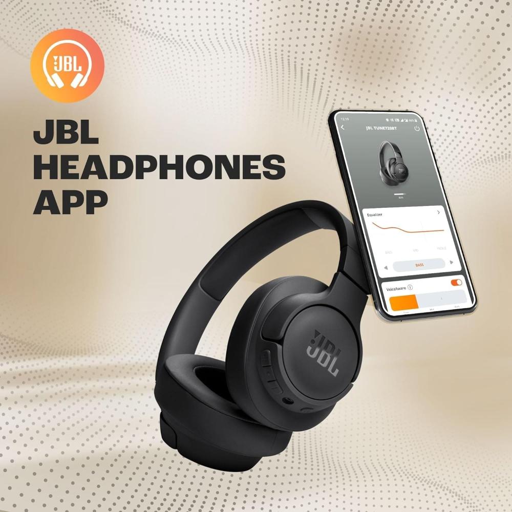 سماعة JBL جي بي ال تون 720BT بلوتوث أسود