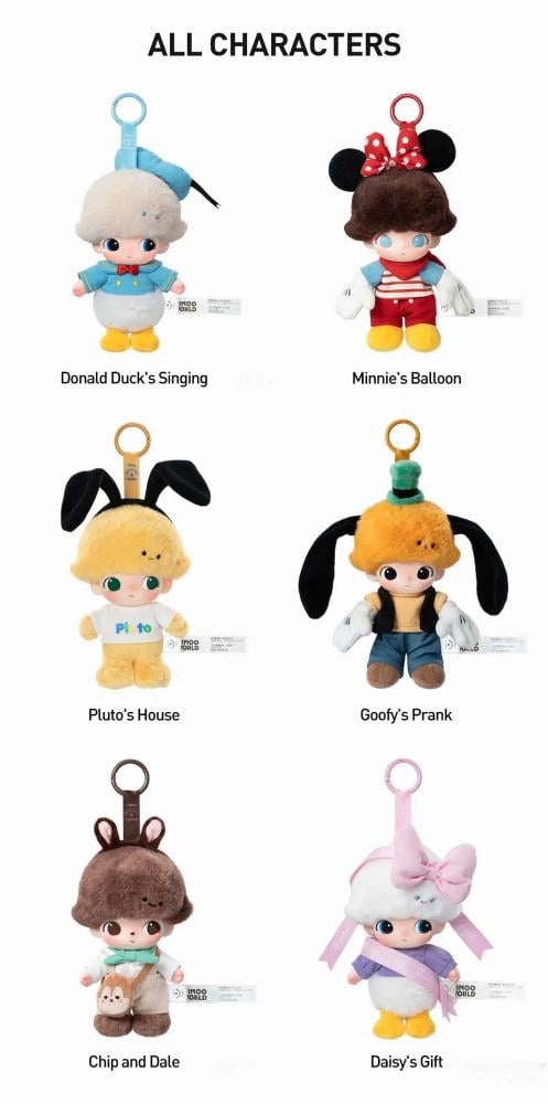 DIMOO WORLD DONALD SINGING & DAIS’S GIFT POP MART•DIMOO WORLD X DISNEY•Daisy's Gift and Donald Duck's