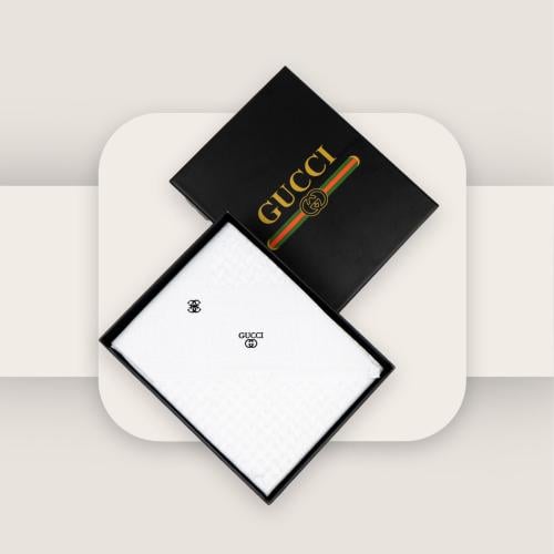 شماغ ابيض ماركة قوتشي