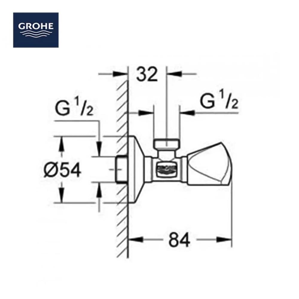 محبس زاوية جروهي GROHE
