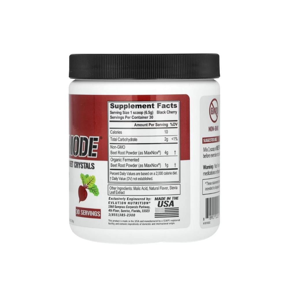 شمندر المركز بنكهة الكرز الأسود | EVLution Nutrition, BeetMode Black Cherry