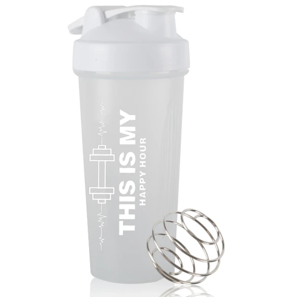 شيكر بروتين بلاستيك 600 ml