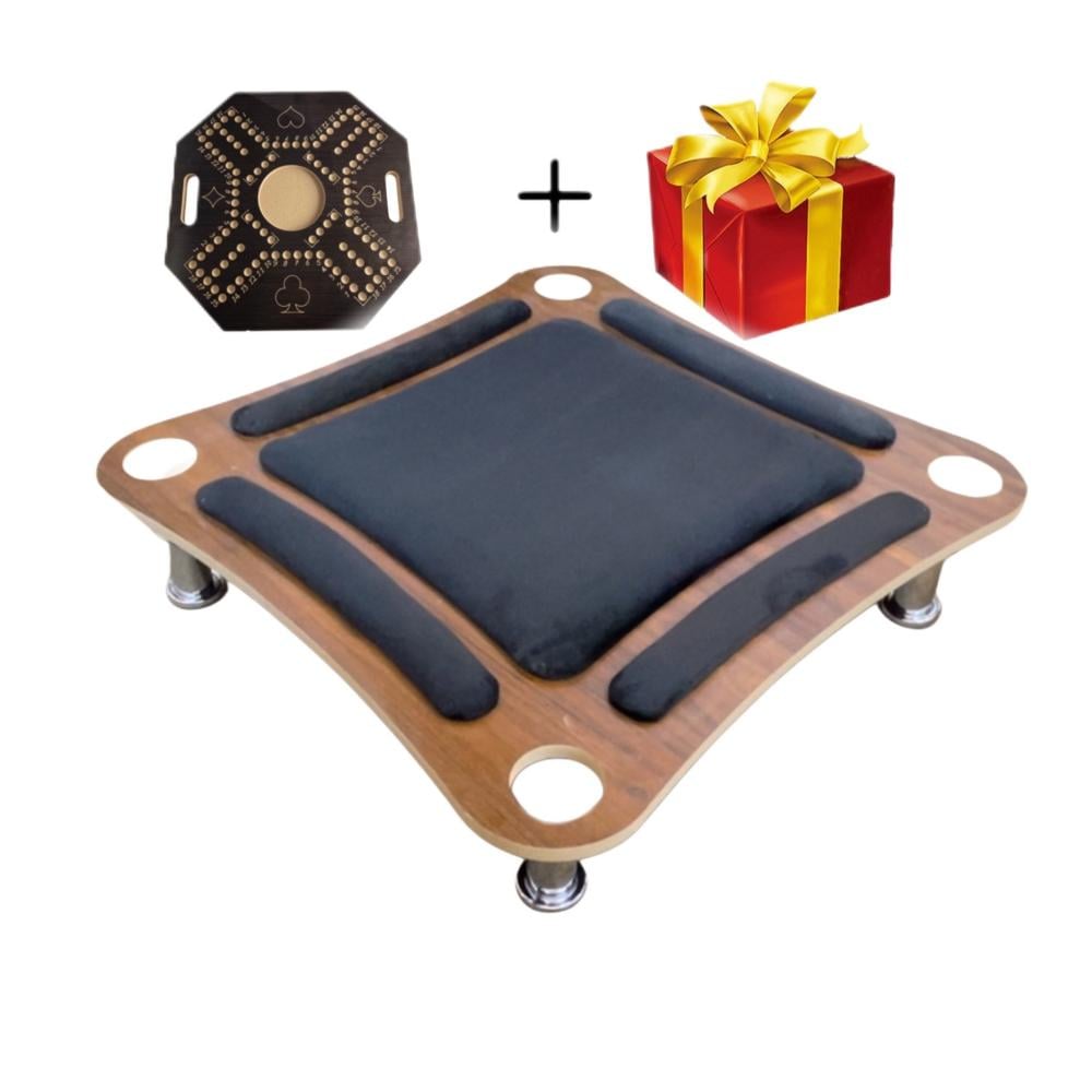 طاولة بلوت بني منحني ساده