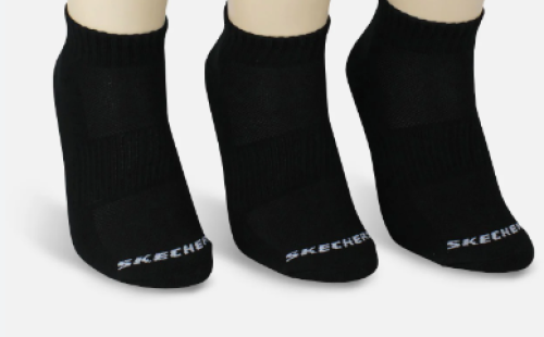 طقم شراريب سكيتشرز - SKECHERS SOCKS 3 PAIRS QUARTE...
