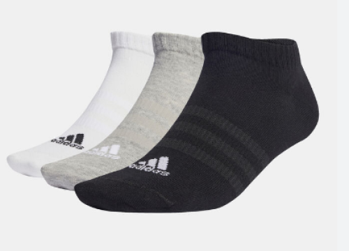 طقم شراريب اديداس - adidas 3-Stripes No-Show Socks...