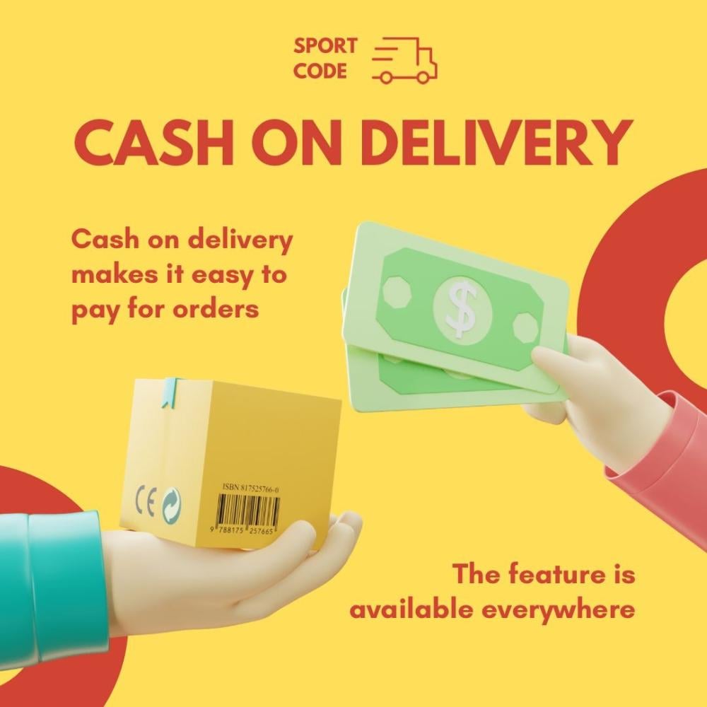 الدفع عند الاستلام في متجر SportCode