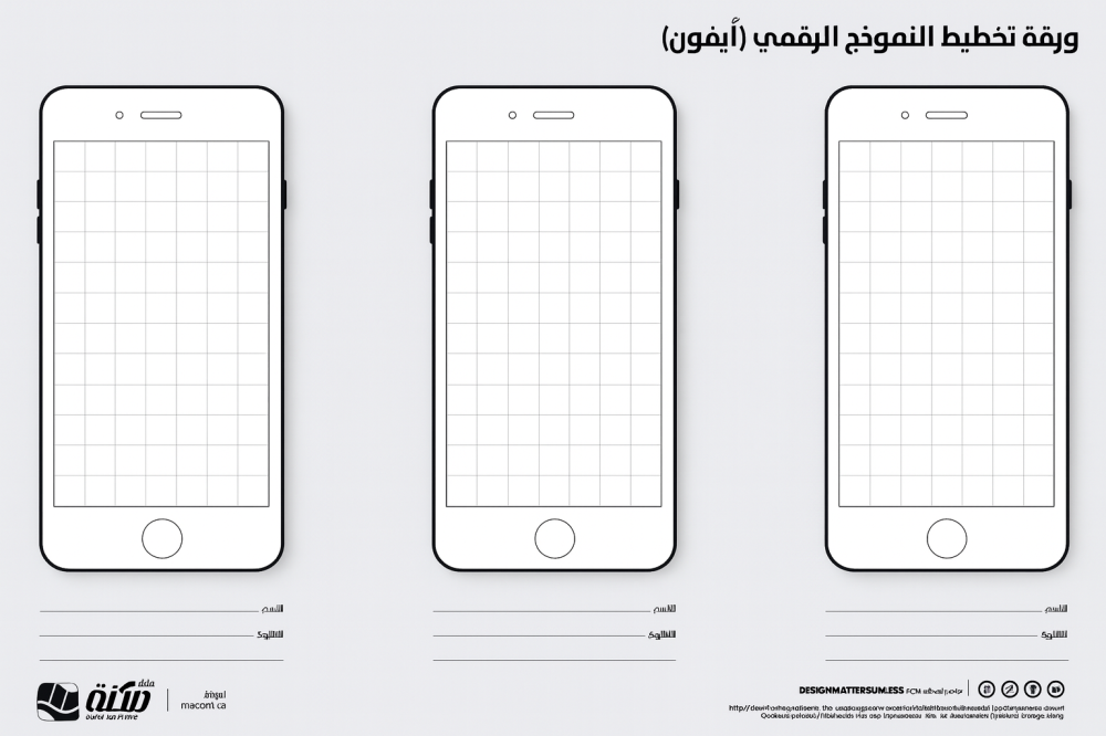 أدوات الابتكار - خريطة تخطيط النموذج الرقمي (Digital Prototype Sketch pad)