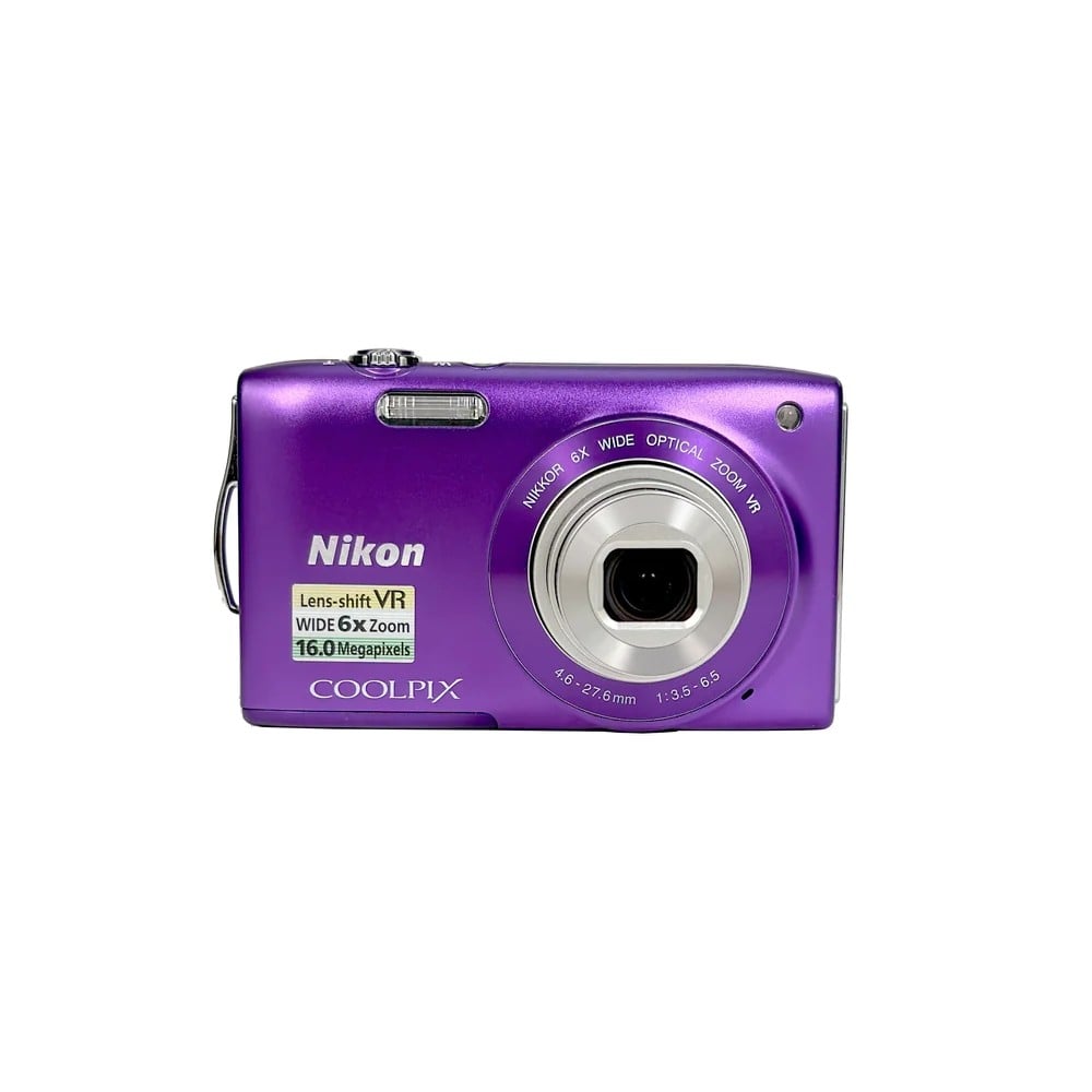 Nikon COOLPIX S3300 紫 Nikon Coolpix S3300 Compact Digital Camera - Purple (16MP