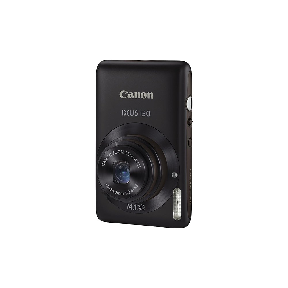 Canon IXUS 130 Digital Camera (Black) - Click