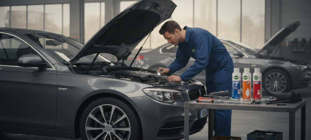 صيانة سيارة عالية الكيلومترات