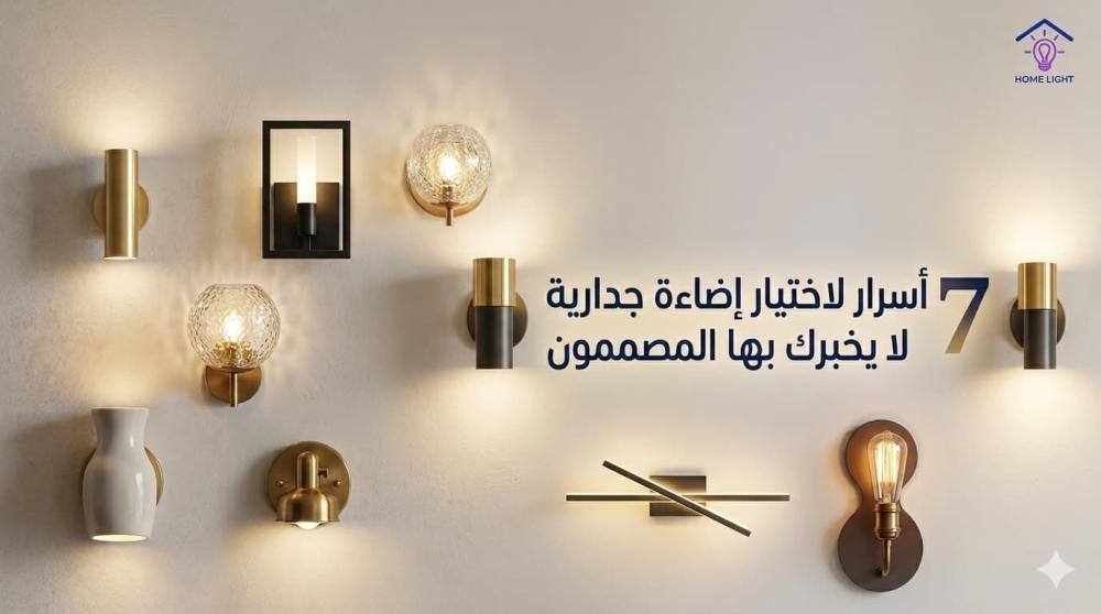 7 أسرار لاختيار إضاءة جدارية داخلية لا يخبرك بها المصممون