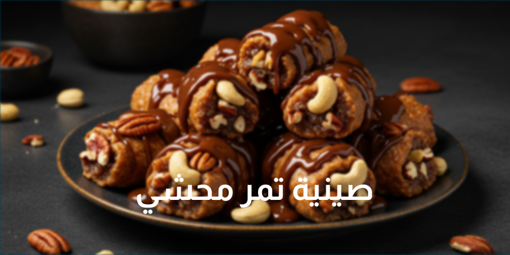 صينية تمر محشي