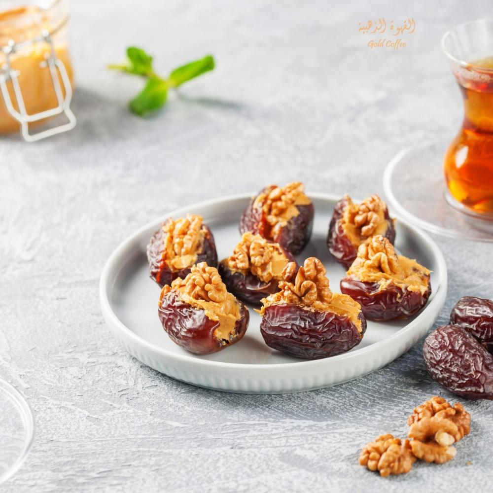 اكتشفوا سرّ حلاوة تمر سكري محشي في جولد كوفى