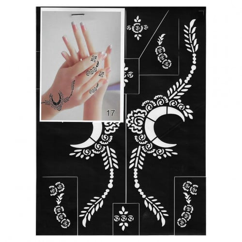 استكر نقش الحناء لليدين للاطفال 17