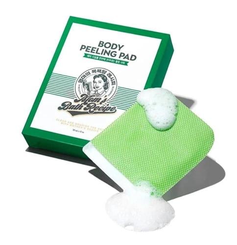 ليفة تقشير الجسم الكورية الخضراء  لتقشير الجلد الميت وترطيب البشرة آم