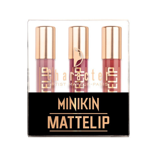 مجموعة احمر شفاه سائل ميني كين مات ليب من كاركتر MK201