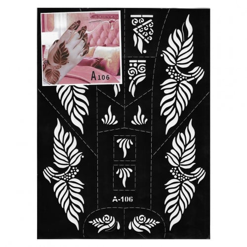 استكر نقش الحناء لليدين A-106