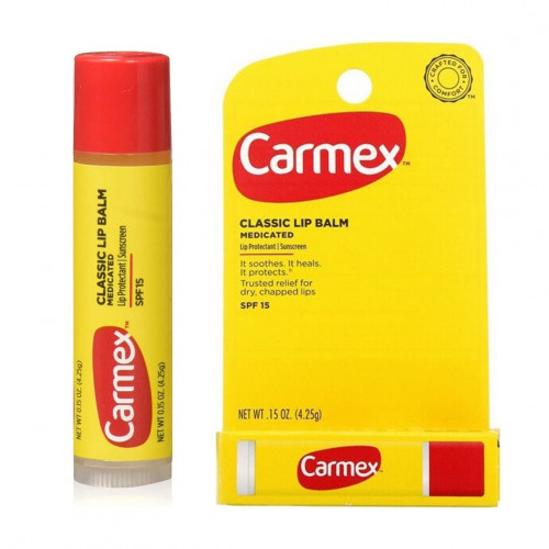 بلسم مرطب للشفاه الجافة مع معامل حماية ضد الشمس SPF15 من كارمكس