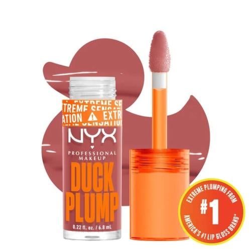 قلوس ملمع شفاه DUCK PLUMP من NYX درجة NUDE SWING 03