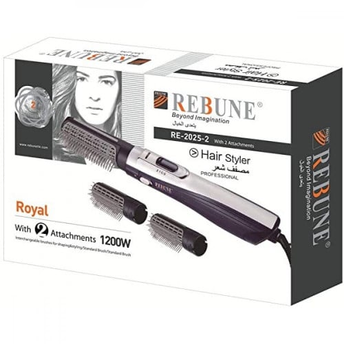 مصفف الشعر ريبون RE-2025-2 مع فرشتين - 1200w