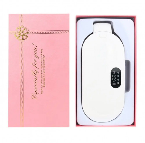 جهاز تدفئيه وتدليك البطن لتخفيف الام الدورة الشهرية مع شاشة LCD