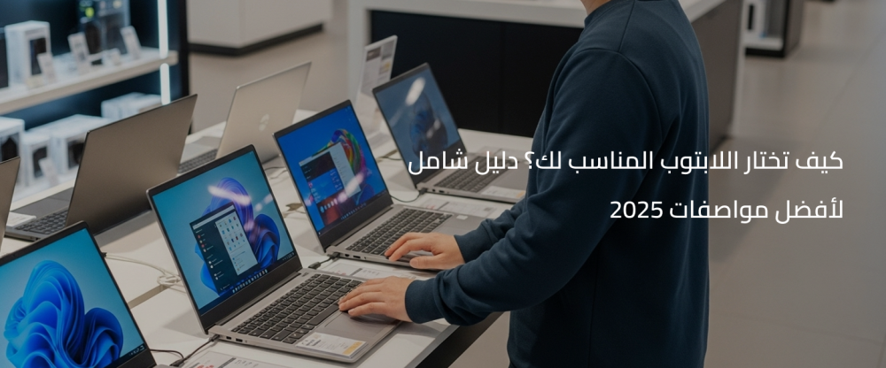 كيف تختار اللابتوب المناسب لك؟ دليل شامل لأفضل مواصفات 2025