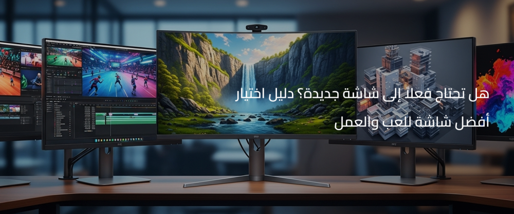 هل تحتاج فعلاً إلى شاشة جديدة؟ دليل اختيار أفضل شاشة للعب والعمل