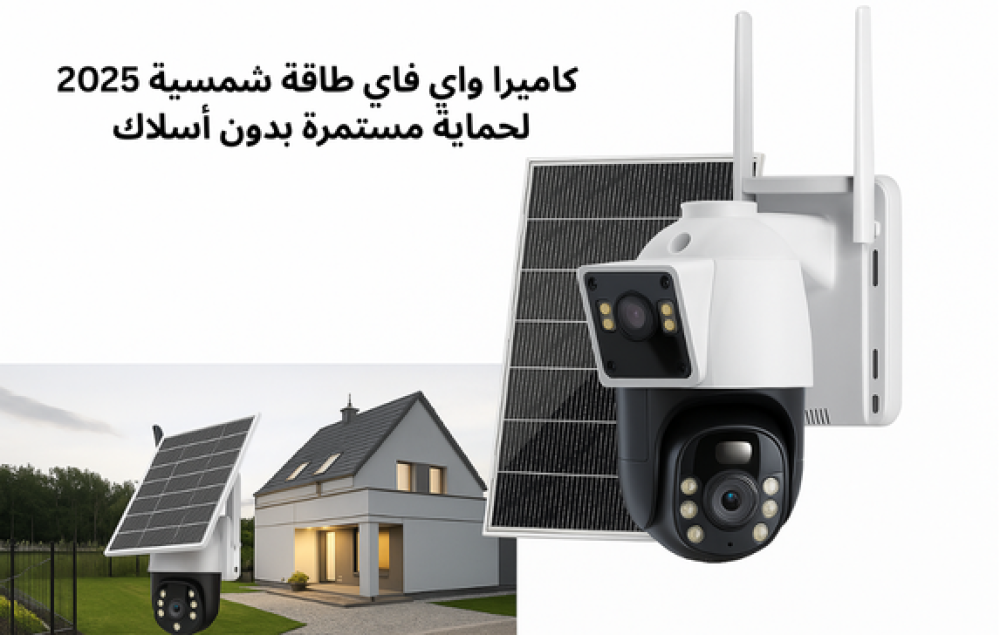 كاميرا واي فاي طاقة شمسية 2025 لحماية مستمرة بدون أسلاك