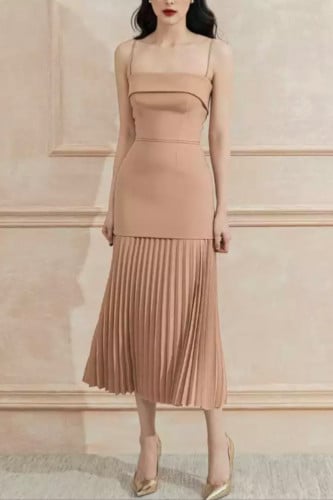 فستان مخصر ومكسر