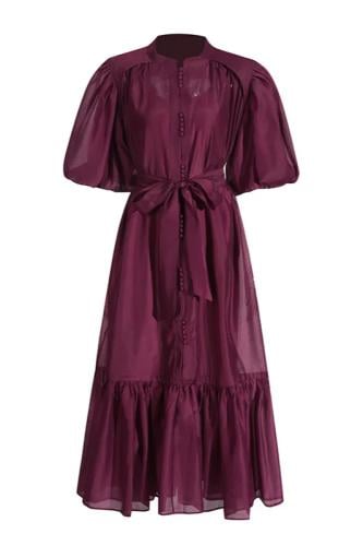 فستان من الشيفون على الطراز الفرنسي