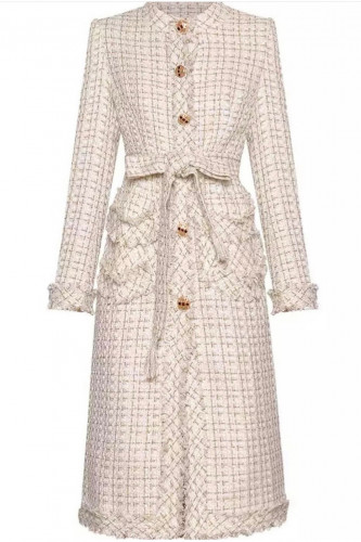 فستان ربيعي بحزام