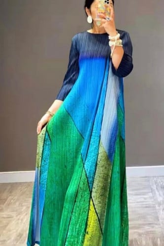 فستان بليسية ملون