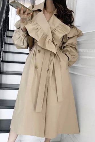 فستان بيج كارديغان مكشكش