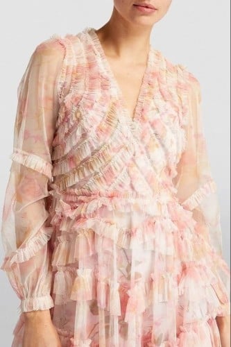 فستان رفلز من التل المورد