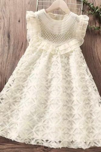 فستان الأميرة الدانتيل توتو للفتيات 2-14 سنة
