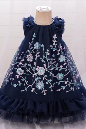 فستان توتو مطرز للفتيات