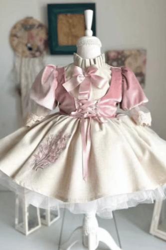 فستان الأميرة التركي بتطريز الزهور