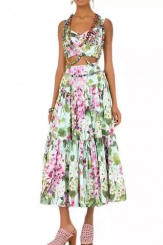 طقم مشجر سماوي قطعتين