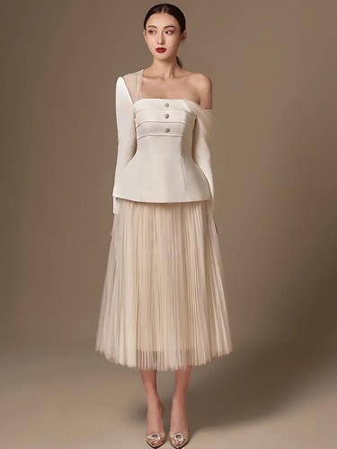 طقم سكري فاخر من قطعتين