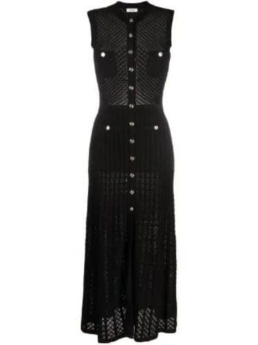 فستان ساندرو ربيعي بدون اكمام