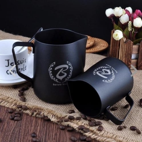 ابريق حليب باريستا سبيس 350 مل - مات بلاك