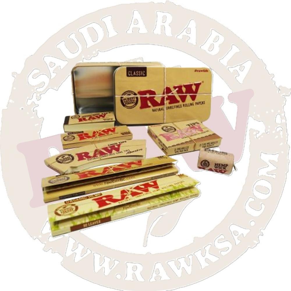 ورق "راو" (RAW) في متجر الكيف: تجربة لف طبيعية وأصيلة
