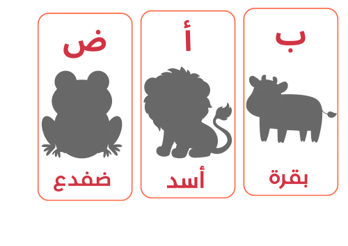 بطاقات الحروف منتج رقمي