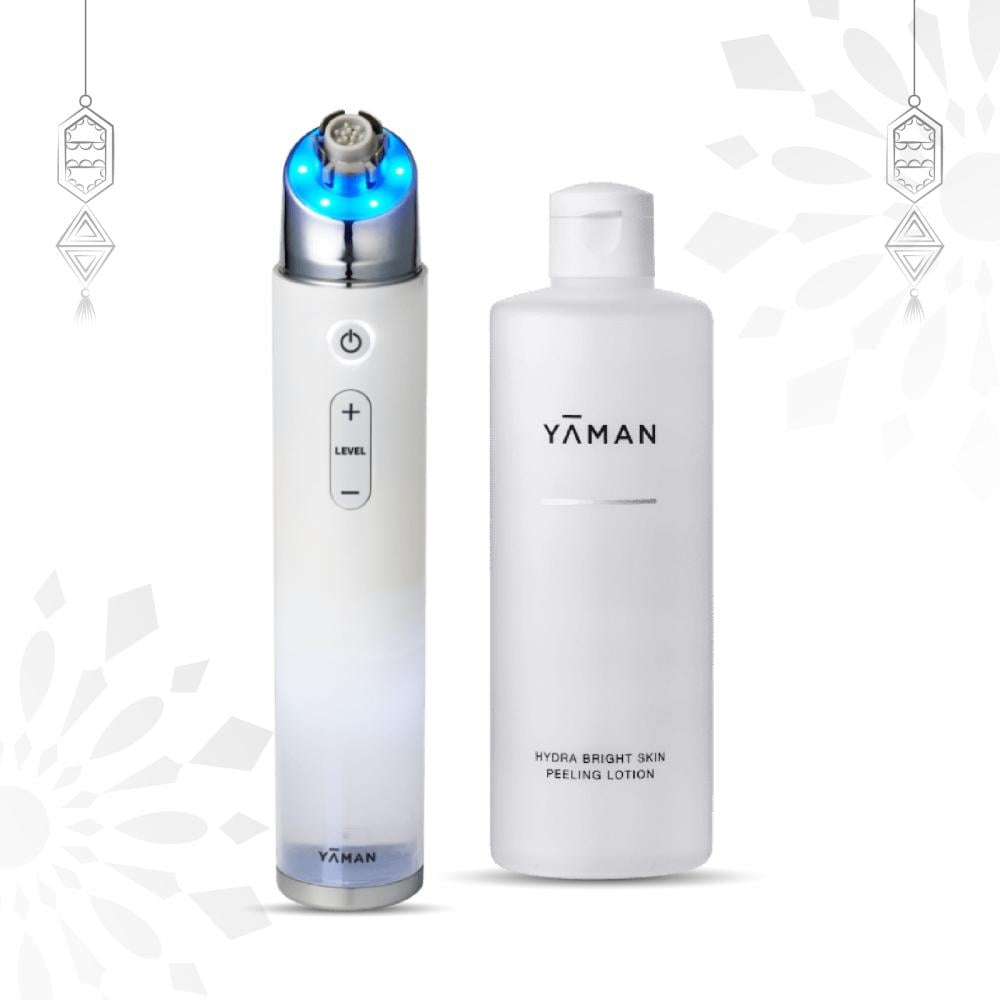 مجموعة التقشير المثالي - Hydra Bright Skin (Device + Lotion)