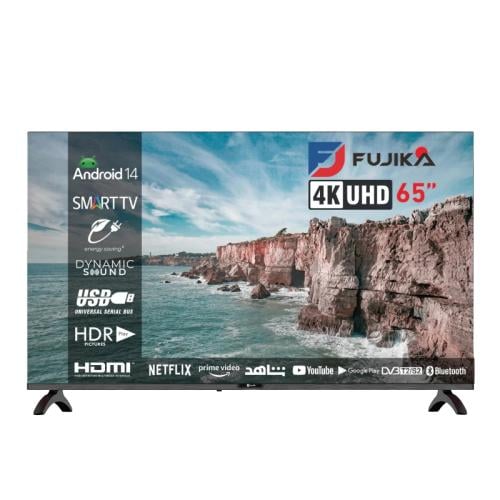 فوجيكا شاشة تلفزيون سمارت 65 بوصة - 4K UHD - نظام...